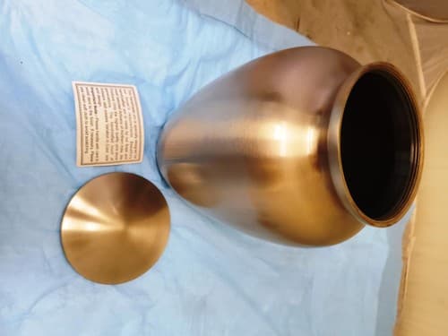 Modern Beautiful Design Handcrafted Urn for Human Ashes BA-612 - Thumbnail 7