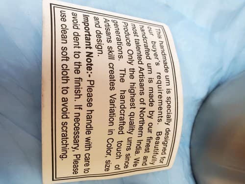 Modern Beautiful Design Handcrafted Urn for Human Ashes BA-612 - Thumbnail 8