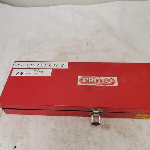 Proto Tools Set of 18 Fractional Drive Socket Set Stanley Tools LOT 383 - Thumbnail 4