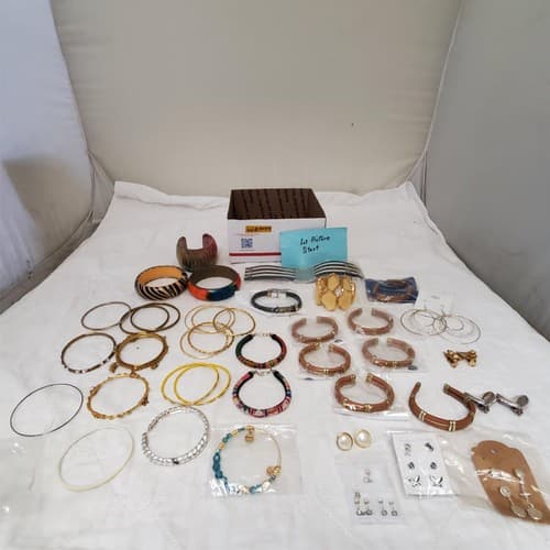 Lot of Assorted Various Bangles, Ear Rings & Bracelet LOT-8 - Image 1