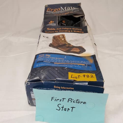 Impacto ErgoMates Adjustable Anti Fatigue Overshoes Mobile Matting LOT-982 - Thumbnail 2