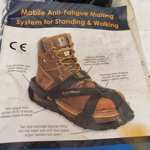 Impacto ErgoMates Adjustable Anti Fatigue Overshoes Mobile Matting LOT-982 - Image 1
