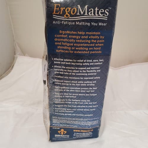 Impacto ErgoMates Adjustable Anti Fatigue Overshoes Mobile Matting LOT-982 - Thumbnail 8