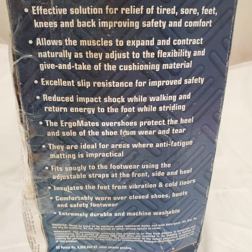 Impacto ErgoMates Adjustable Anti Fatigue Overshoes Mobile Matting LOT-982 - Thumbnail 10