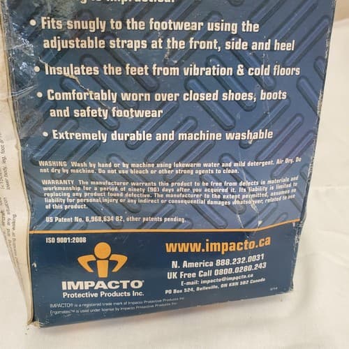 Impacto ErgoMates Adjustable Anti Fatigue Overshoes Mobile Matting LOT-982 - Thumbnail 11