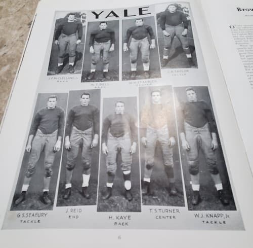 Brown vs Yale Football Game Official Program November, 11 1939 - Thumbnail 4