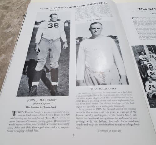 Brown vs Yale Football Game Official Program November, 11 1939 - Thumbnail 5