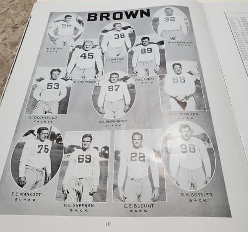 Brown vs Yale Football Game Official Program November, 11 1939 - Thumbnail 7