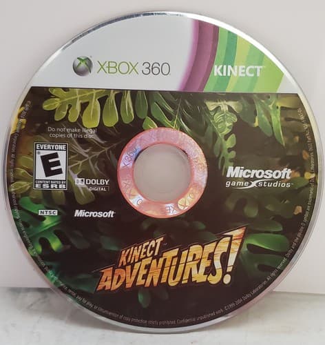 Kinect Adventures! Xbox 360 Game Disc Only - Image 1