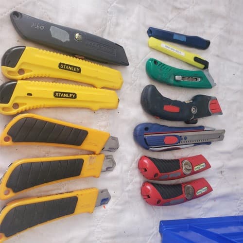 Lot of 13pc Assorted Various Handy Cutter Safety Knife Lot 318 - Thumbnail 3