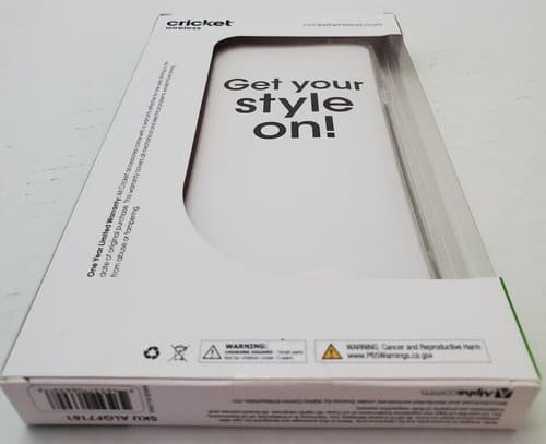 Cricket Wireless LG Harmony 3 Rugged Protective Case Designer Fashion - White - Thumbnail 3