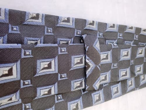 Ermenegildo Zegna 100% Silk Men's Neck Tie - Thumbnail 4