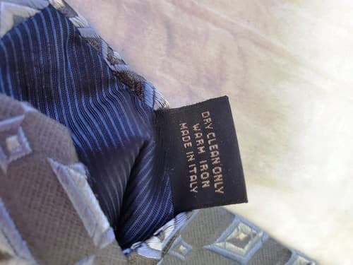 Ermenegildo Zegna 100% Silk Men's Neck Tie - Thumbnail 6