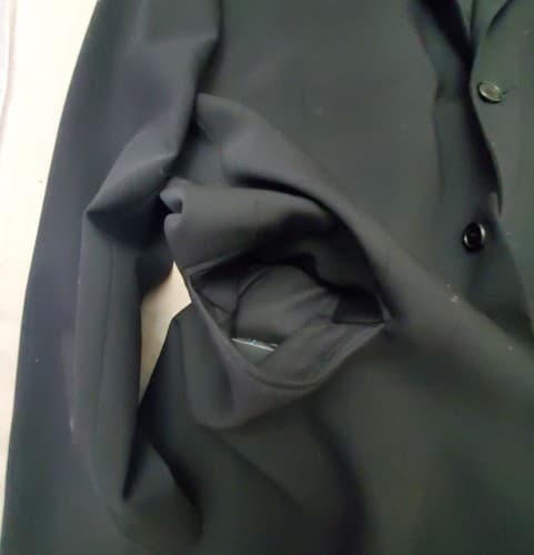 Roberto Villini Italy Navy Blue Sport Coat Jacket Blazer Size 44R - Thumbnail 2