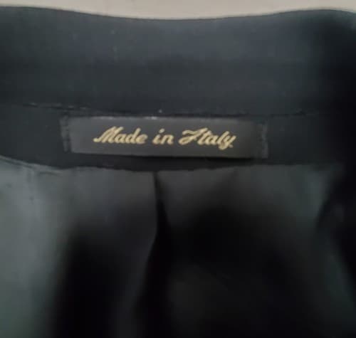 Roberto Villini Italy Navy Blue Sport Coat Jacket Blazer Size 44R - Thumbnail 9