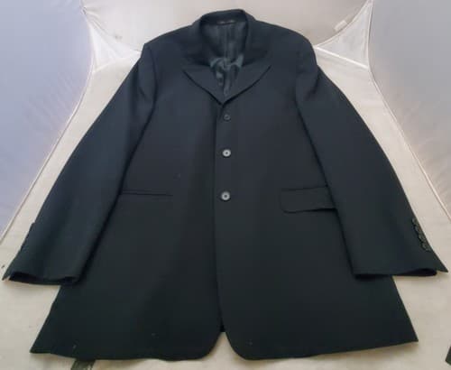 Roberto Villini Italy Navy Blue Sport Coat Jacket Blazer Size 44R - Thumbnail 10