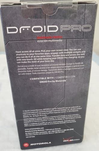 Motorola XT610 Droid Pro Multimedia Station - Thumbnail 3