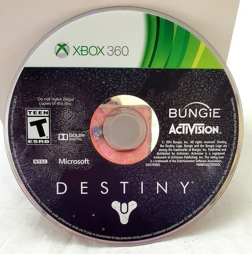 Destiny Microsoft Xbox 360 Video Game Disc Only - Image 1