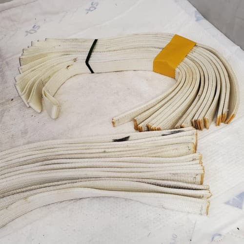 Lot of Nylon Webbing Roll & Striped Cotton Twill Neck Tape LOT 219 - Thumbnail 6