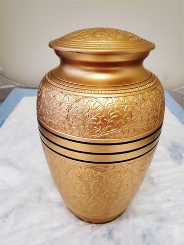 Modern Beautiful Design Handcrafted Urn for Human Ashes - BA-601 - Image 1
