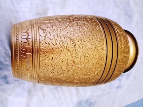 Modern Beautiful Design Handcrafted Urn for Human Ashes - BA-601 - Thumbnail 4