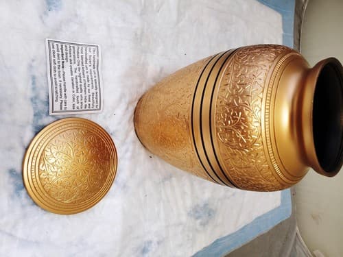 Modern Beautiful Design Handcrafted Urn for Human Ashes - BA-601 - Thumbnail 7