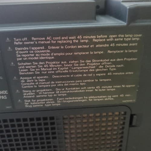 Used InFocus Proxima DP9260 LCD Projector with Case - Thumbnail 8