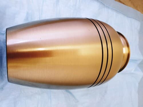 Modern Beautiful Design Handcrafted Urn for Human Ashes BA-693 - Thumbnail 5