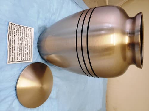 Modern Beautiful Design Handcrafted Urn for Human Ashes BA-693 - Thumbnail 8