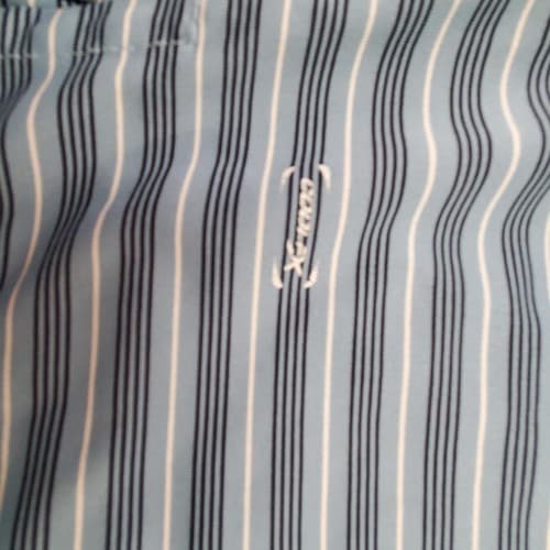 Vintage Men's Striped Polo T-Shirt Short Sleeved Size Small - Thumbnail 4