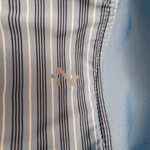 Vintage Men's Striped Polo T-Shirt Short Sleeved Size Small - Thumbnail 5