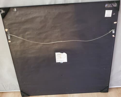 Arabesque Patchwork Framed Glass Artowrk Wall Art 174185 36 x 36 in - Thumbnail 5