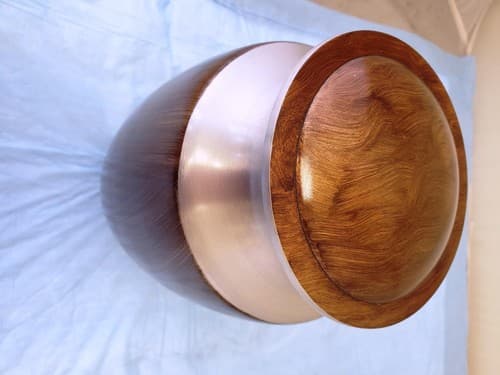 Modern Beautiful Design Handcrafted Urn for Human Ashes - BAI-7682NK - Thumbnail 5
