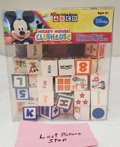 Disney Mickey Mouse Clubhouse Mickey & Minnie Learn & Grow Set of 40 Blocks Set - Thumbnail 5