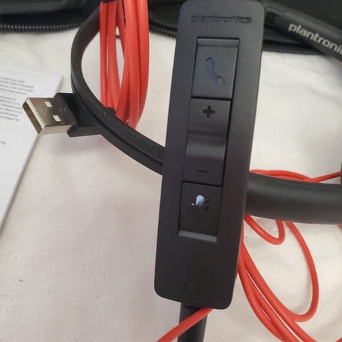 Plantronics C3200 Blackwire USB Headset with USB Adapter Case - Thumbnail 7