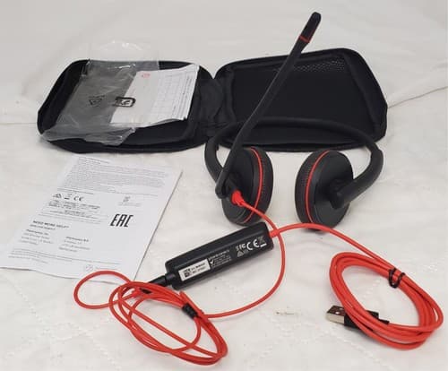 Plantronics C3200 Blackwire USB Headset with USB Adapter Case - Thumbnail 9