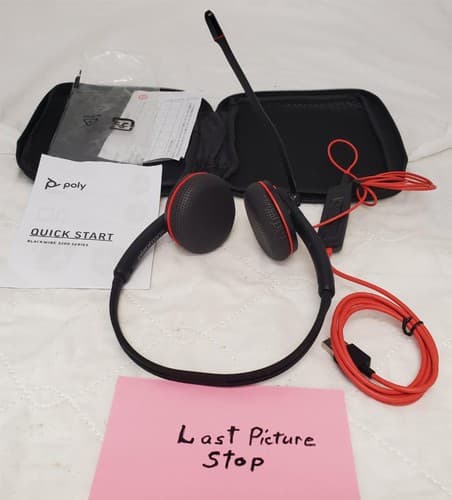 Plantronics C3200 Blackwire USB Headset with USB Adapter Case - Thumbnail 10