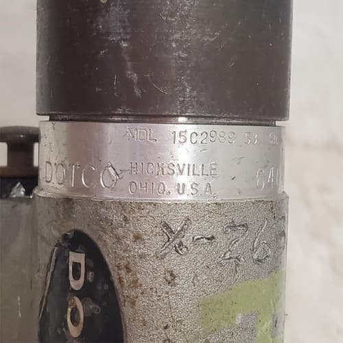 DOTCO 15C2989-53 Pistol Grip Pneumatic Air Drill w/ Handle Central Air Tool V9 - Thumbnail 6