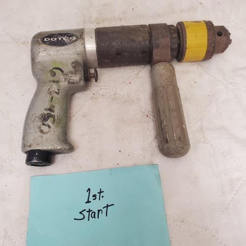 DOTCO 15C2989-53 Pistol Grip Pneumatic Air Drill w/ Handle Central Air Tool V9 - Image 1