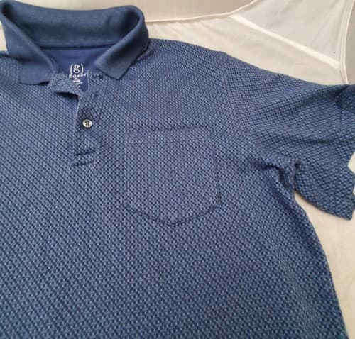 Vintage George Men's Polo T-Shirt Short Sleeved Size Medium - Thumbnail 6