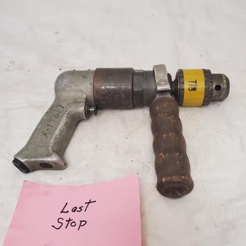 Rockwell 41D-106B Pistol Grip Pneumatic Air Drill w/ Handle Central Air Tool T13 - Thumbnail 7