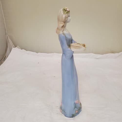 Vintage Porcelain Lady Figurine - Thumbnail 3
