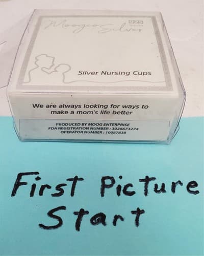 Moogco 925 Silver Nipple Shields Nursing Cups - Image 1