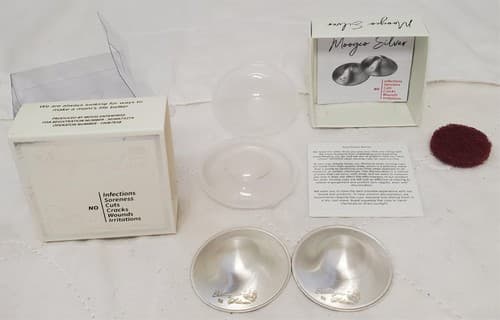 Moogco 925 Silver Nipple Shields Nursing Cups - Thumbnail 5