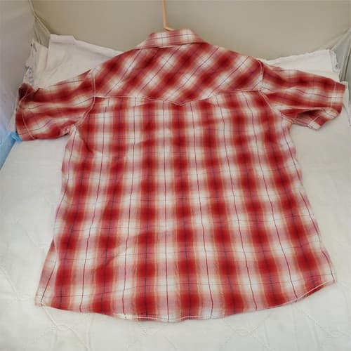 Rafter Short Sleeve & Panhandle Long Sleeve Shirts Blue and Red Size Medium - Thumbnail 8