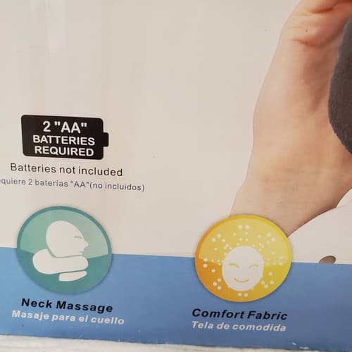 Spa Massage Black Neck Wrap Massager With Comfort Fabric - Thumbnail 2