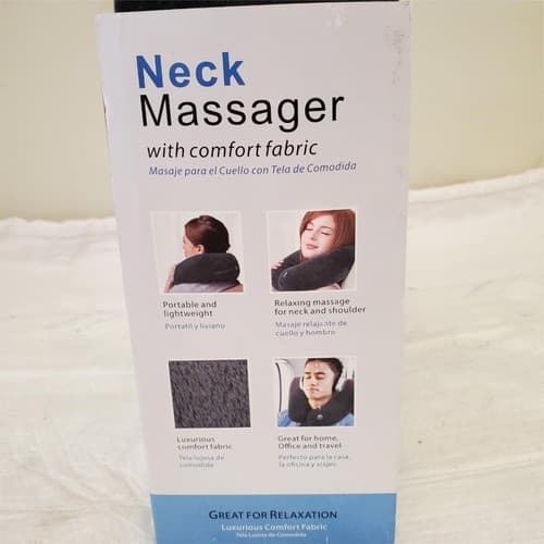 Spa Massage Black Neck Wrap Massager With Comfort Fabric - Thumbnail 6