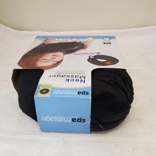 Spa Massage Black Neck Wrap Massager With Comfort Fabric - Thumbnail 9