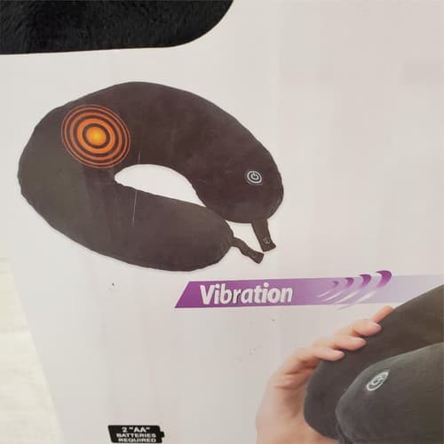 Spa Massage Black Neck Wrap Massager With Comfort Fabric - Thumbnail 5