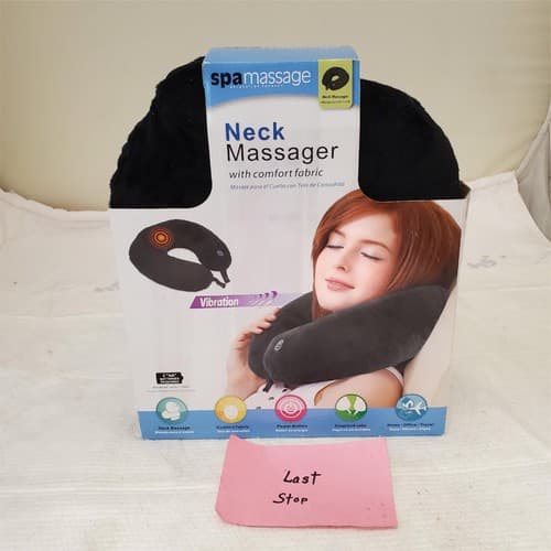 Spa Massage Black Neck Wrap Massager With Comfort Fabric - Thumbnail 10